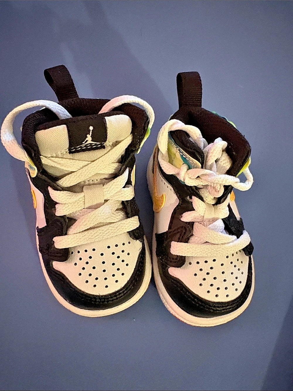 Nike Air Jordan 1 High-Top Sneakers White & Black